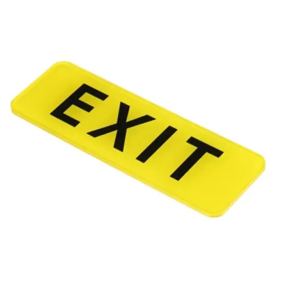 Unique Bargains Acrylic Self-Adhesive Decor Hotel Self Adhesive Exit Sign image {2}