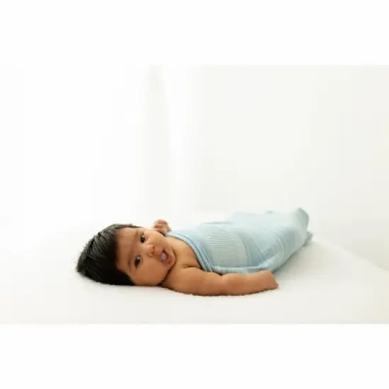 Swaddelini Blue Swaddle Sleep Sack image {3}