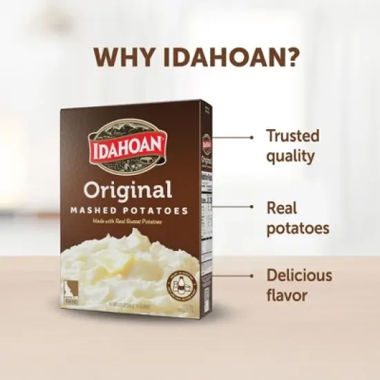 Idahoan Gluten Free Original Mashed Potatoes - 13.75oz image {7}