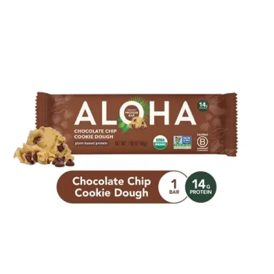 ALOHA Chocolate Chip Cookie Dough Bar - 1.98oz image {2}