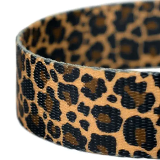 Country Brook Petz Leopard Print Dog Leash (4 Foot, 5/8 Inch Wide) image {2}