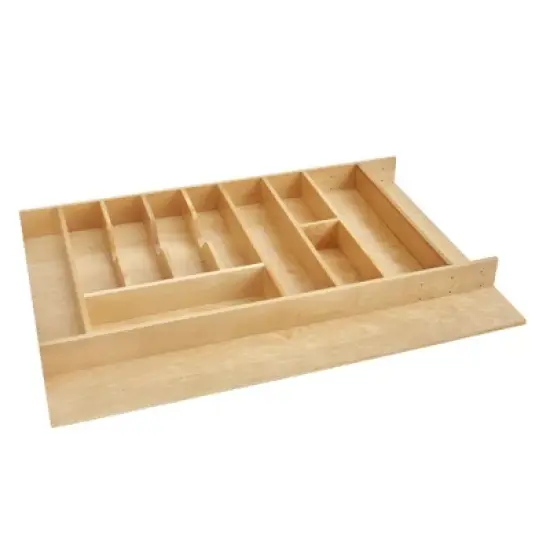 Rev-A-Shelf Trimmable Wooden Kitchen Drawer Divider Utility Holder Cutlery Tray Organizer Insert image {6}