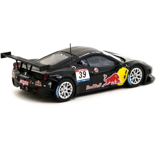 Ferrari 458 Italia GT3 #39 Loeb - Hernandez "Red Bull" GT Tour (2011) "Hobby64" Series 1/64 Diecast Model Car by Tarmac Works image {2}