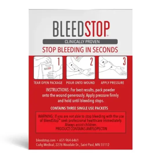 BleedStop 3-Pack Powder - 45g image {3}
