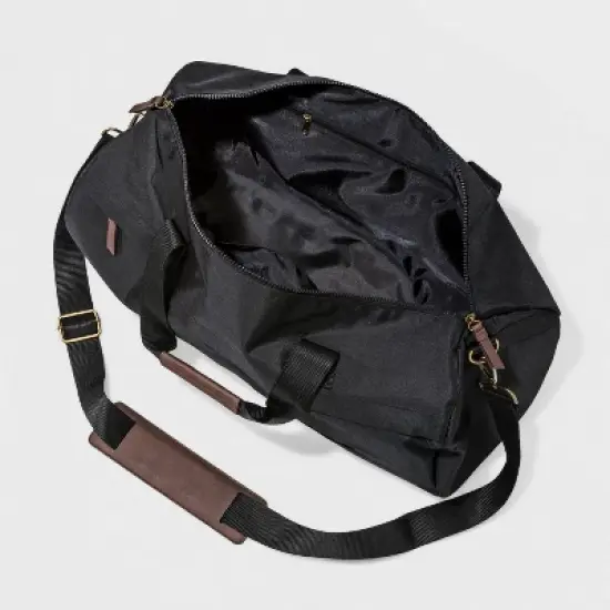 Men's Carry On Duffel Weekender Bag - Goodfellow & Co&trade; Black image {1}