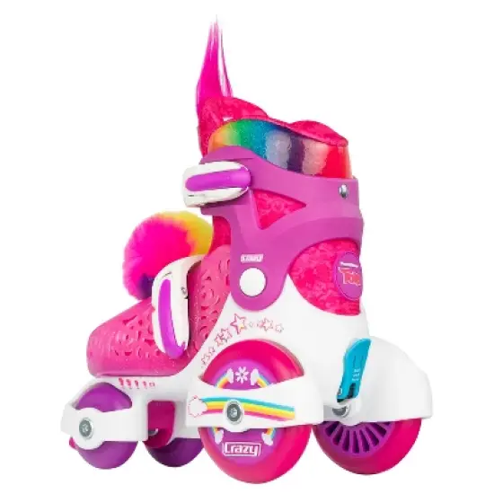 Crazy Skates Trolls Klip Klop Size Adjustable Roller Skates - Poppy From Trolls World Tour image {1}