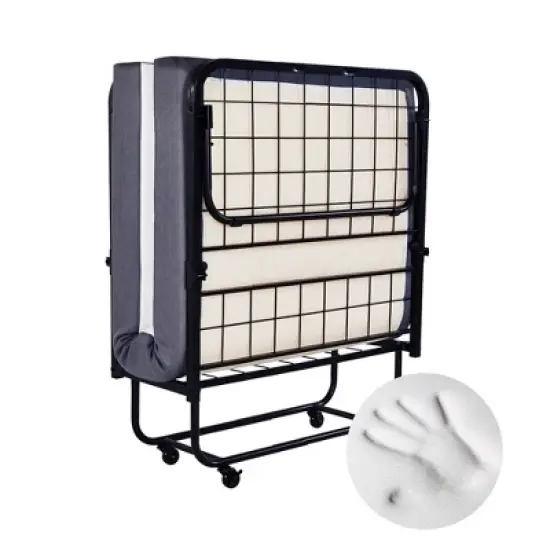 Heyward Folding Bed with Mattress for Adults, 5" Guest Bed Foldable image {6}