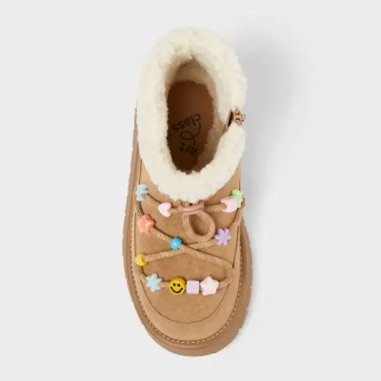 Kids' Char Faux Suede Style Boots - art class&trade; Tan image {2}