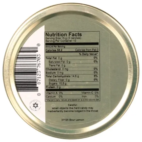 Cavendish & Harvey Sour Lemon Drops - Case of 12/5.3 oz image {2}