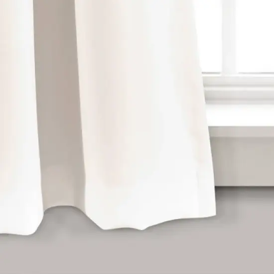 Set of 2 Weeping Flower Light Filtering Window Curtain Panels - Lush D&eacute;cor image {3}