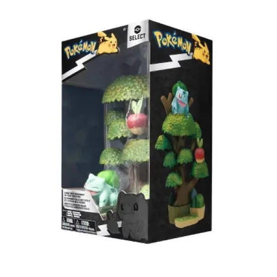 Pok&eacute;mon Select Summer Forest Environment Playset with Bulbasaur and Applin Mini Figures image {1}