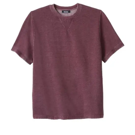 KingSize Men's Big & Tall Short-Sleeve Fleece Sweatshirt image {10}