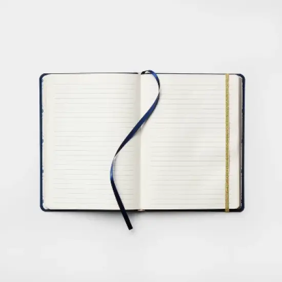 240pg College Ruled Journal 8"x6" Celestial Manifestations - Threshold&trade;: Hard Cover, Lined Paper, Blue, image {2}