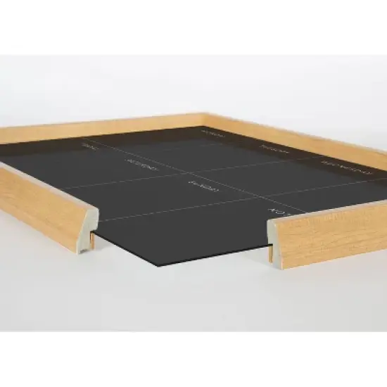 18" x 24" Blake This Week Black Framed Printed Glass by Creative Bunch Studio - Kate & Laurel All Things Decor: Modern Dry Erase Board image {2}