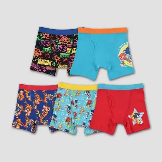 Boys' Sonic the Hedgehog 5pk Underwear image {2}