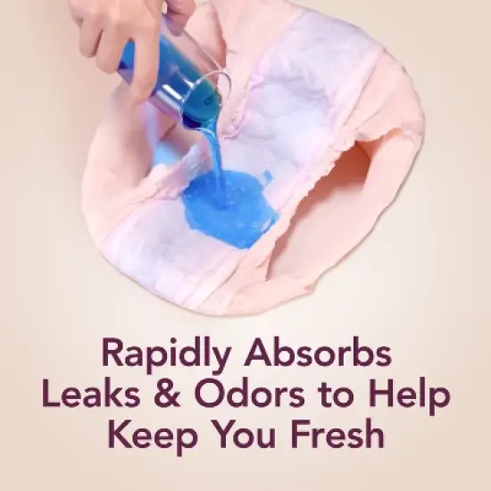 Depend Silhouette Women's LARGE Postpartum & Incontinence Disposable Underwear image {4}