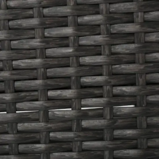 Christopher Knight Home 3pc Santa Rosa Wicker Outdoor Patio Sectional Sofa Gray/Light Gray image {6}