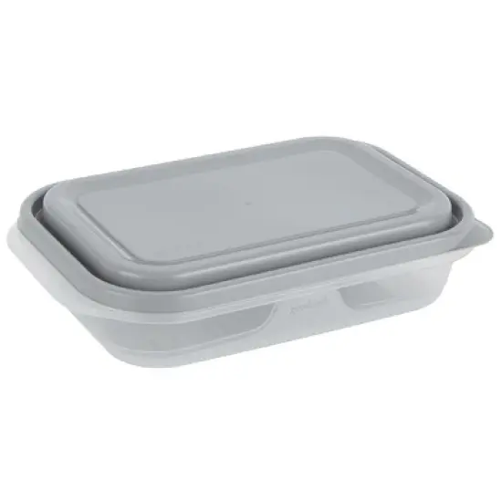 GoodCook EveryWare Rectangle Food Storage Containers - 4 Cups - 6pcs/3ct - Gray image {2}