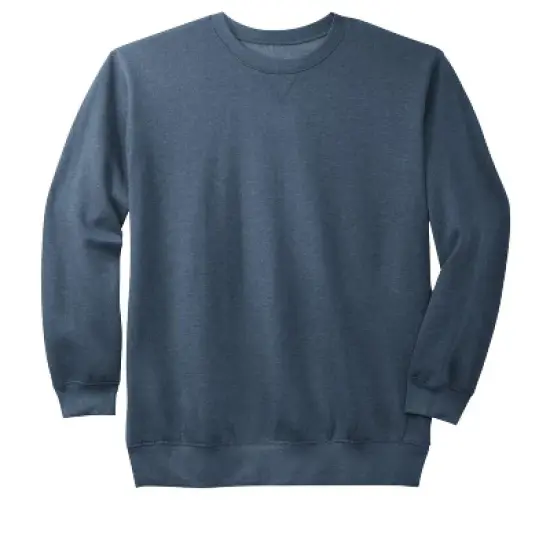 KingSize Men's Big & Tall Fleece Crewneck Sweatshirt image {7}