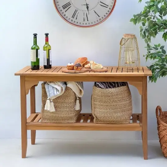 Caterina Teak Patio Buffet and Console Table - Cambridge Casual image {6}