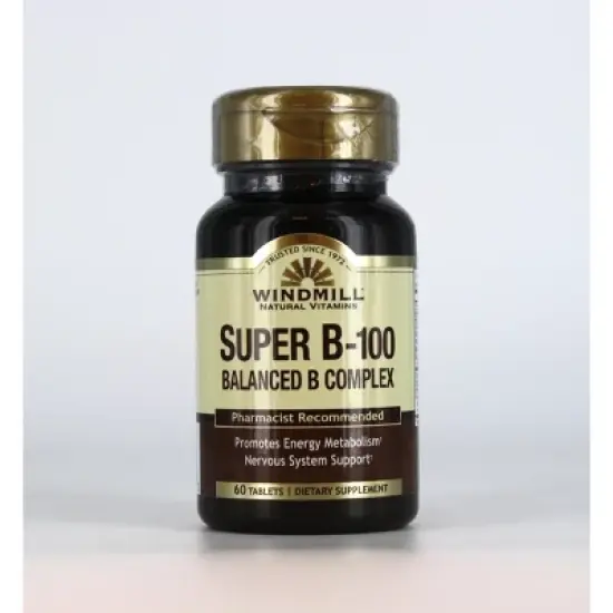 Windmill Super B-100 Balance B Complex Tablets - 60 Ct image {4}