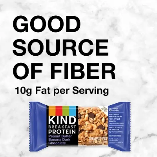 Kind Breakfast Peanut Butter Banana Bars - 10.56oz image {6}