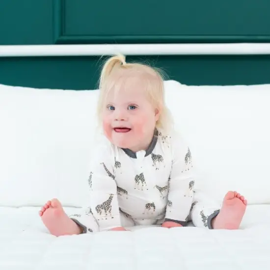 Zippered Romper in Giraffe image {1}