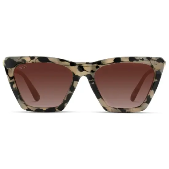 WMP Eyewear Cat Eye Shape Metal Frame Polarized Sunglasses image {7}