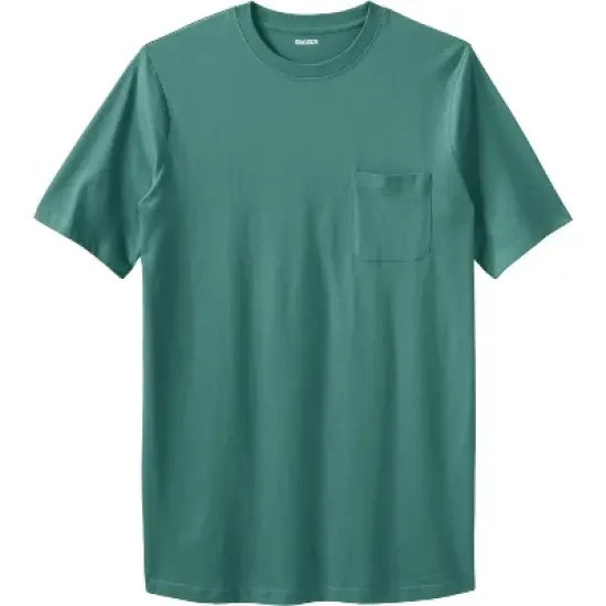 KingSize Men's Big & Tall Shrink-Less&trade; Lightweight Longer-Length Crewneck Pocket T-Shirt image {32}