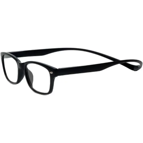 Magz Greenwich Designer Reading Glasses with Magnetic Rear Connect Matte Black+2.50 image {5}