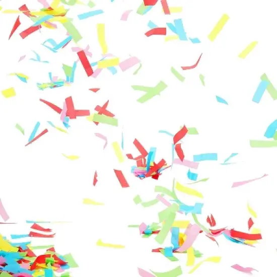 Colorful Confetti Wands 8 Pack Biodegradable Tissue Paper for Wedding Party, Celebration and Brithday, 14" image {3}