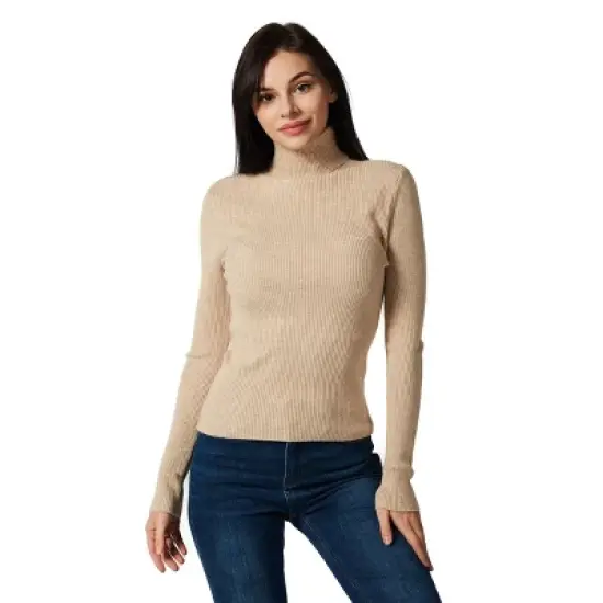Zilpu  Lightweight Ribbed Turtleneck for Women - Slim Fit image {7}