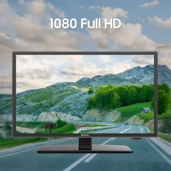 SYLVOX Smart RV TV, 24'' 12 Volt TV for RV Camper, Newest Google TV with Google Assitant App Store Chromecast, 1080P FHD DC/AC Powered Small Smart TV image {6}