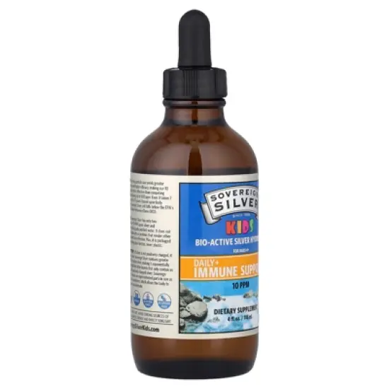 Sovereign Silver Kids Bio-Active Silver Hydrosol&trade;, Ages 4+, 4 fl oz (118 ml) image {3}
