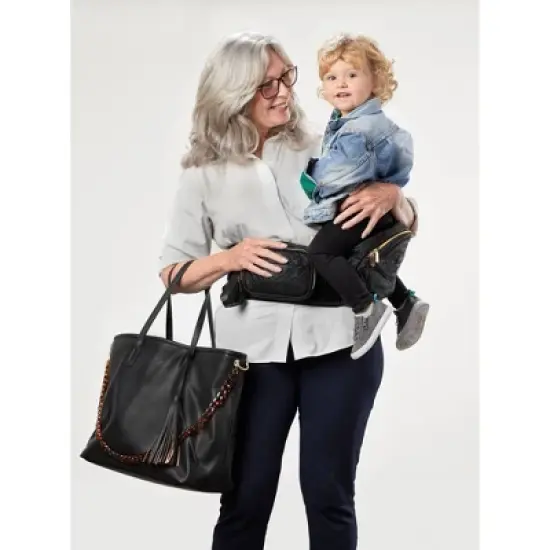 Tushbaby Vegan Leather Baby Carrier image {5}