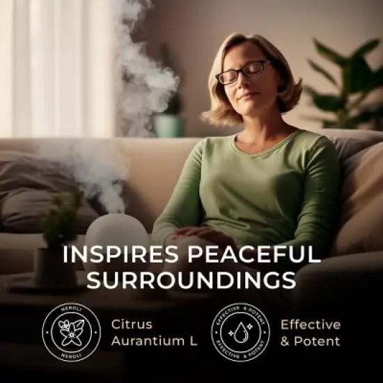 Gya Labs Neroli Essential Oil - Freshly Floral Scent- 0.34 Fl Oz - image {2}