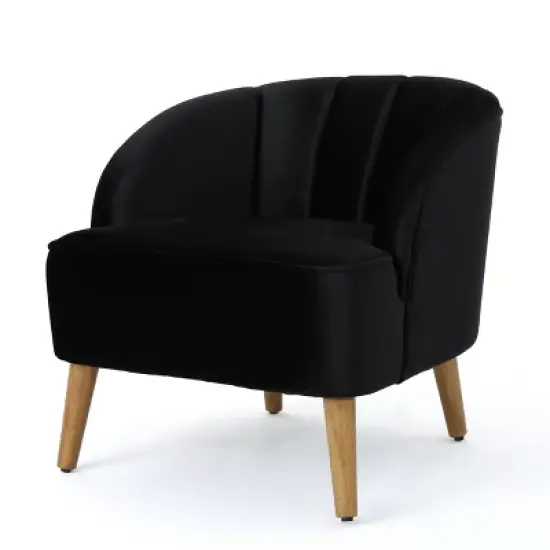 Amaia Modern New Velvet Club Chair - Christopher Knight Home image {4}