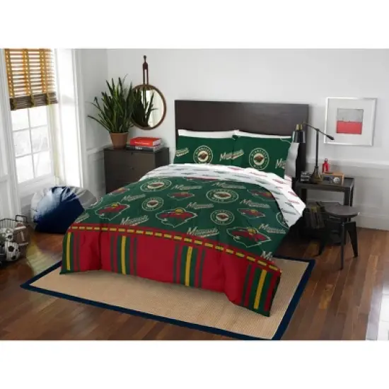NHL Minnesota Wild Rotary Bed Set image {3}