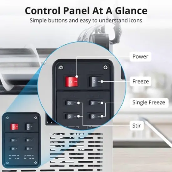 Commercial Grade Dual-Tank Slushy Machine &ndash; 12L&times;2 Capacity, 700W High-Power Frozen Drink Maker with Quick Freeze & Auto-Clean image {2}