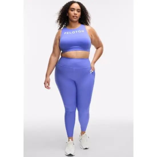 Peloton Women's Cadent High Rise Pocket Legging, Periwinkle Blue image {3}