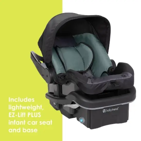 Baby Trend Passport Switch 6-in-1 Modular PLUS Travel System - Madrid Green image {13}