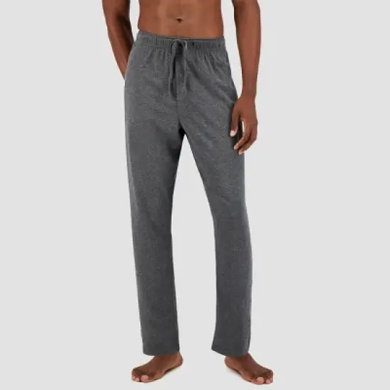 Hanes Premium Men's Knit Long Sleeve Pajama Set 2pc image {3}