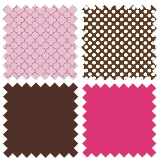 Bacati - Baby Activity Gyms & Playmats (Ladybugs Pink/Chocolate) image {3}