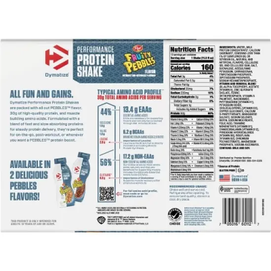Dymatize Ready to Drink Protein Shake - Fruity Pebbles - 11.5 fl oz/12pk image {1}