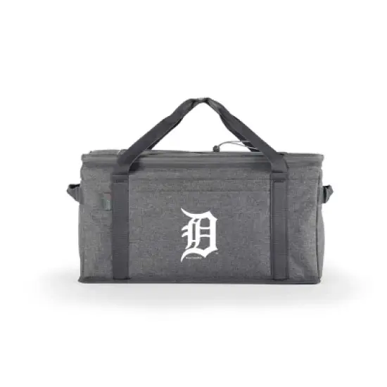 MLB Detroit Tigers 64 Can Collapsible Cooler - Heathered Gray image {5}