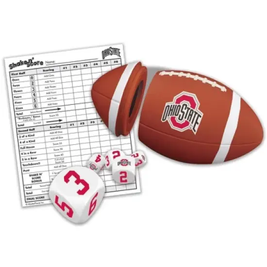 MasterPieces Officially Licsenced NCAA Ohio State Buckeyes Shake N' Score Dice Game for Age 6 and Up image {2}