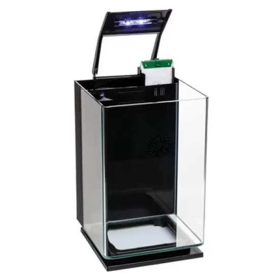 GloFish Cycle Light And Hidden Filtration Desktop Aquarium 5gal image {3}