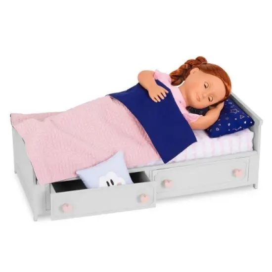 Our Generation Starry Slumbers Platform Bed Furniture Accessory Set for 18" Dolls image {2}