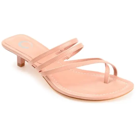 Journee Collection Womens Lettie Tru Comfort Foam Open Toe Kitten Heel Pumps image {10}