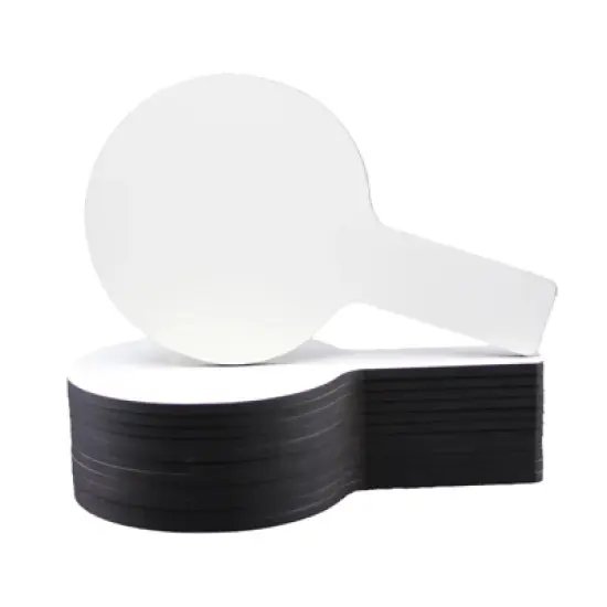 Flipside Products Mini Dry Erase Answer Paddles, 5" x 9", Class Pack of 12 image {1}